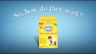 Hylands 4Kids Oral Pain Relief Tablets  How Do They Work [upl. by Ninette]