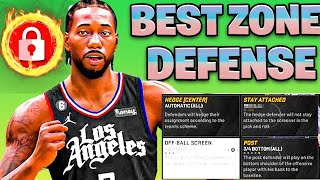 THE BEST ZONE DEFENSE IN NBA 2K24 23 ZONE amp 32 ZONE STOP ALL OFFENSES TIPS amp TRICKS [upl. by Lav827]