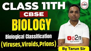 Class 11th  Biology Biological Classification Ch2 Le 5 viruses viroids prions By Tarun Sir [upl. by Sion257]