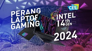 Sederet Laptop GAMING INTEL 14th Gen Terbaru di CES 2024 [upl. by Llertnek]