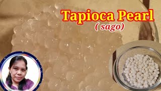 HOW TO COOK TAPIOCA PEARLS  SAGO  EASY WAY TO COOK [upl. by Abner]