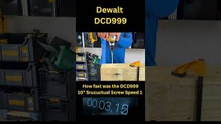 Dewalt Flexvolt Adantage 20v Drill DCD999 vs 10quot Screw construction dewalt short [upl. by Brandie]