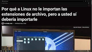 Por qué a Linux no le importan las extensiones de archivo pero a usted sí debería importarle [upl. by Ynittirb]