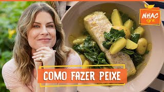 Peixe com batata e espinafre como fazer receita em apenas uma panela  Rita Lobo  Cozinha Prática [upl. by Radie793]