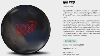 Storm ION Pro Ball Review Benchmark reinvented [upl. by Kantor602]