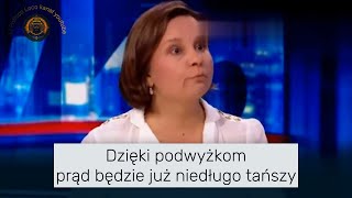 Ministressa Zielińska obniży ceny prądu przez ich podwyższenie [upl. by Nitin]