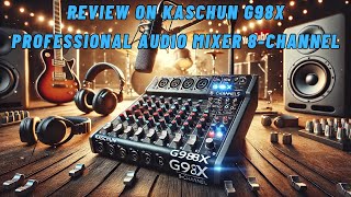 8Channel Bluetooth Mixer Review HighQuality Sound amp Easy Control [upl. by Dranek]