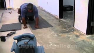 Carpet Tile Installation [upl. by Metts]