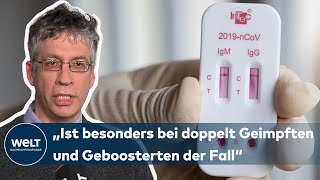 NEGATIV UND ANSTECKEND Darum ist der Test bei Omikron erst so spät positiv  WELT Interview [upl. by Barbie945]