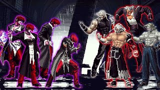 KOF Mugen Orochi Iori Yagami AD Team Vs Rugal Team [upl. by Fabrianna]