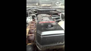 2006 Dodge Ram 2500 59 Oil cap blow by test [upl. by Eilah25]