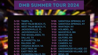 Dave Matthews Band 2024 Summer Tour Dates Announced [upl. by Acina]