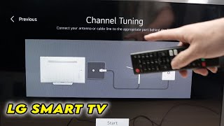 LG Smart TV How to Scan for Channels Channel Tuning [upl. by Scarface863]