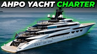 THE ARRIVAL OF AHPO YACHT FOR MONACO YACHT SHOW 2022LÜRSSEN 1151m 300M SUPERYACHT archiesvlogmc [upl. by Nolyat]