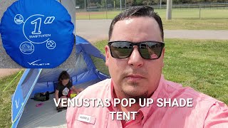 Venustas Pop Up Shade Tent  Upf 50  Perfect for Ball Games and Beach Days  LINK BELOW [upl. by Ginnifer417]