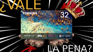 TOSHIBA SMART TV 32 PULGADAS UNBOXING 32v35kb [upl. by Oicnedurp]