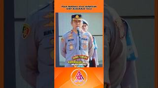 KAPOLRI MEMBERIKAN PENGHORMATAN TERAKHIR KEPADA KAPOLRES BOYOLALI videoviral shortvideo polisi [upl. by Ugo376]