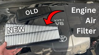 How to Replace the Engine Air Filter  Toyota 4Runner 20032009 [upl. by Nnyllatsyrc]