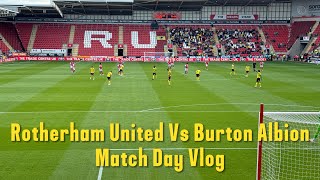 Rotherham United 22 Burton Albion Vlog  202425 [upl. by Ardnola485]