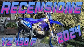 RECENSIONE DELLA MIA YAMAHA YZ450F 2024 [upl. by Arratal]