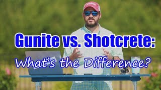 Gunite vs Shotcrete Whats the Difference [upl. by Tsnre]