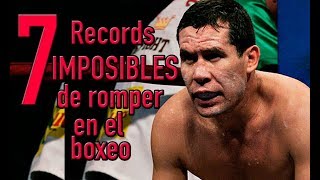 7 Records IMPOSIBLES de romper en el Boxeo [upl. by Eirelam]