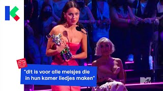 Olivia Rodrigo wint drie VMAawards [upl. by Harcourt]