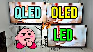 QLED vs OLED vs LED Diferencias y Similitudes  ¿Cuál es mejor [upl. by Wadleigh]