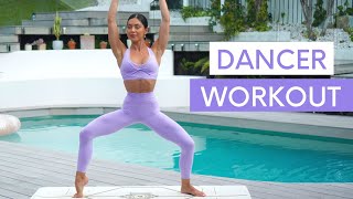 35 MIN DANCER PILATES WORKOUT  Full Body Sculpt No Equipment [upl. by Aihsar]