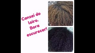 Tonalizando o cabelo crespo em casa  Salon Line Light Color  Ana Lu Oliveira [upl. by Nennahs]