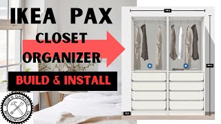 Ikea Pax Wardrobe Build Install amp Review [upl. by Mccully]