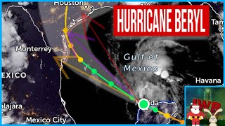 ​​🌀Hurricane Beryl Approaching Texas🌀 Part 3 [upl. by Saundra]