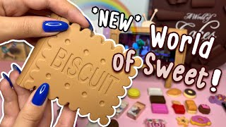 Eraser Delights Sweet Treats that Wipe Away Mistakes🤗🍪✨ asmr chocolate unboxing [upl. by Cassie]