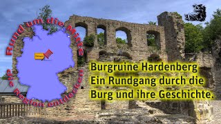 Rundgang Burgruine Hardenberg [upl. by Tabbie319]