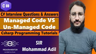 Explain Difference Between Managed Code And Unmanaged Code In C  C Interview QA HindiUrdu [upl. by Wini]