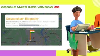 Google Maps API using NET and Bootstrap  Google Maps Info Window  CodingKnowledge [upl. by Einreb780]