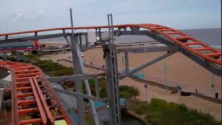 Rockin Roller on ride POV  Bottons Pleasure Beach Skegness April 2011 [upl. by Macintyre]