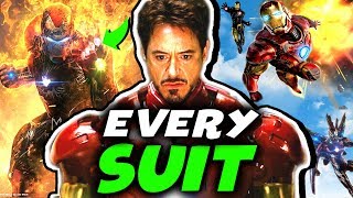 All IRON MAN Suits in the MCU Mark 1  85 in Avengers Endgame 2008  2019 [upl. by Rosabelle]