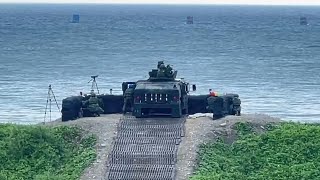 Taiwan Army conducts livefire exercise with antilanding missiles amid rising tensions with China [upl. by Henka]