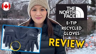 Awesome touchscreen GLOVES Northface ETip 🧤 but are they warm enough for this weather [upl. by Crompton]