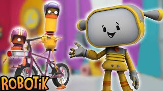 Robotik  Share Your Ride  Robot Cartoons For Kids [upl. by Roque409]