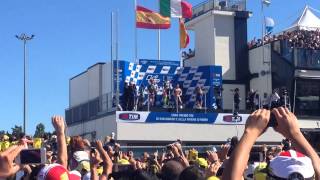 Moto GP San Marino 2014  Misano Rimini Italy  RACE  PODIUM [upl. by Anavlis554]