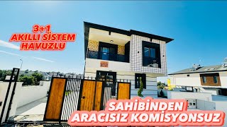 🔴SATILDI🔴DİDİMDE SAHİBİNDEN SATILIK AKILLI SİSTEM VİLLA TURU sahibindenevler satılıkvilla [upl. by Hayn895]