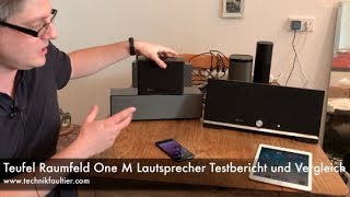 Teufel Raumfeld One M Lautsprecher Testbericht und Vergleich [upl. by Nydnarb]