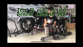 Benelli Leoncino 500  Test 10 Mẫu Pô Lên Xe Âm Thanh Cực Phê  AE Cùng Nghe Xem Pô Nào Hay Nhất Nhé [upl. by Jacinta380]