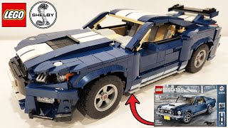 Custom LEGO Mustang Shelby GT500  10265 Alt Build [upl. by Nomolos563]