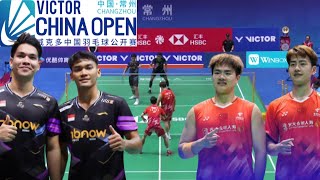 FikriMarthin INA VS LiangWang CHN  Round Of 16 Badminton China Open 2024 [upl. by Nylahs]