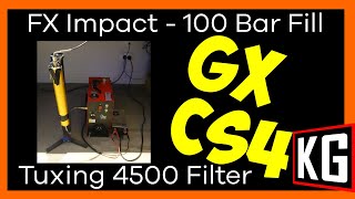 FX Impact m3 Fill with the GX CS4 and Tuxing 4500 PSI Filter attached [upl. by Jeri]