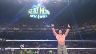 A look at the WrestleMania 29 WWE Championship Match between The Rock and John Cena Raw March 11 [upl. by Chasse381]