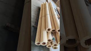 200mm diameter solid bamboo hollow cylinder bambooconstruction [upl. by Florance]